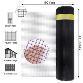 TUOKS 1-inch square mesh blocks small animals while allowing airflow.