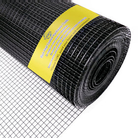 TUOKS chicken wire fencing roll with black vinyl coating for rust resistance and outdoor durability.