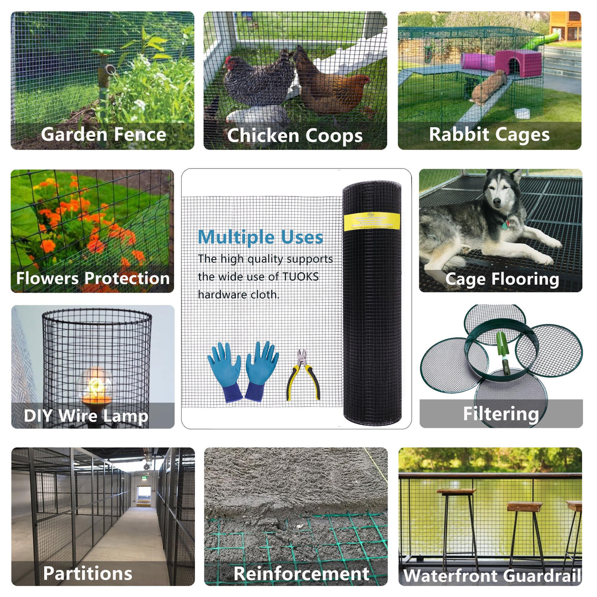 TUOKS snake fence mesh creates safe outdoor perimeters.