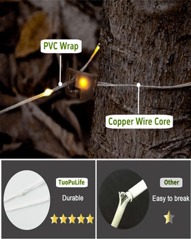 TuoPuLife eight-modes outdoor light for flexible ambiance.