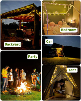 TuoPuLife garden patio mood light enhances outdoor spaces.