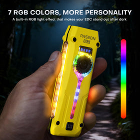 TUOWEE U V Flat EDC flashlight compact flat design fits daily carry.