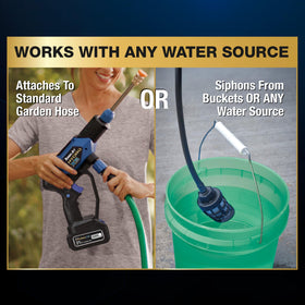 Turbo Jet HydroX5 Pro+ deck and siding cleaning without cords.