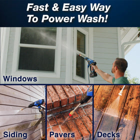 Turbo Jet HydroX5 Pro+ portable design for cleaning anywhere.