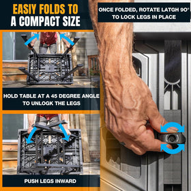 Turboforce 1650lb capacity demonstrates strong support for heavy tasks.