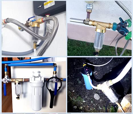Turboyhood flushable sediment filter design enables easy maintenance.