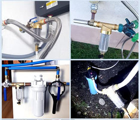 Turboyhood flushable sediment filter design enables easy maintenance.