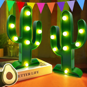TURNMEON Cactus Light 2-Pack Tabletop setup adds bright, festive glow to your table decor.