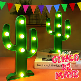 TURNMEON Cactus Light Cinco de Mayo mood lighting for celebrations.