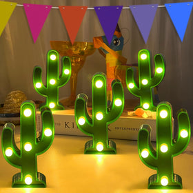 TurnMeOn LED cactus light compact lamp for kid’s room nighttime.
