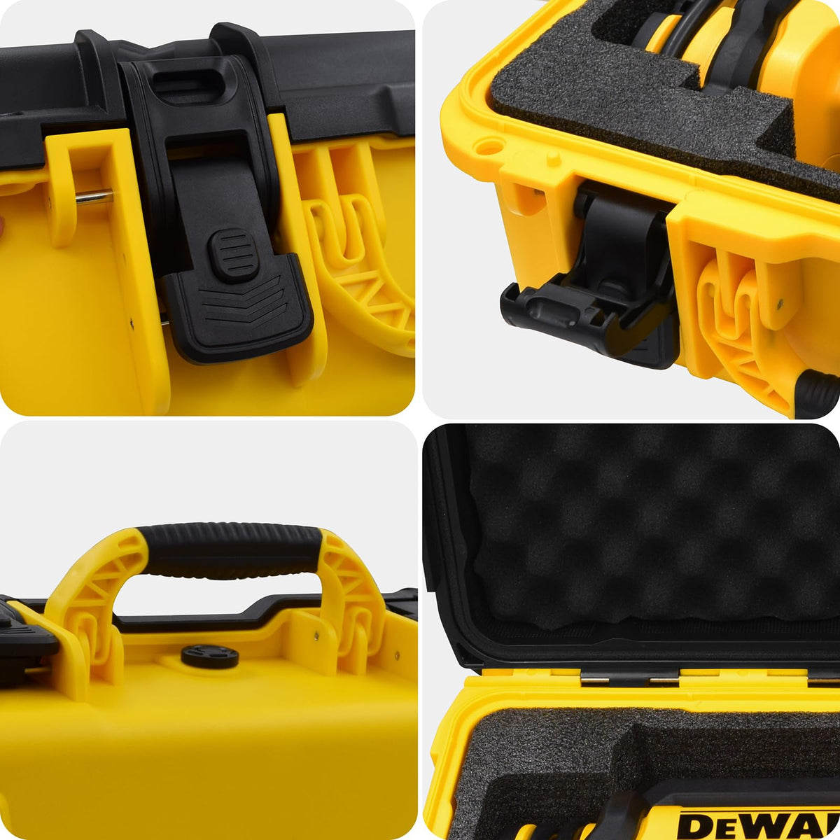 Turokacase compact storage fits inflator, batteries, and charger neatly.