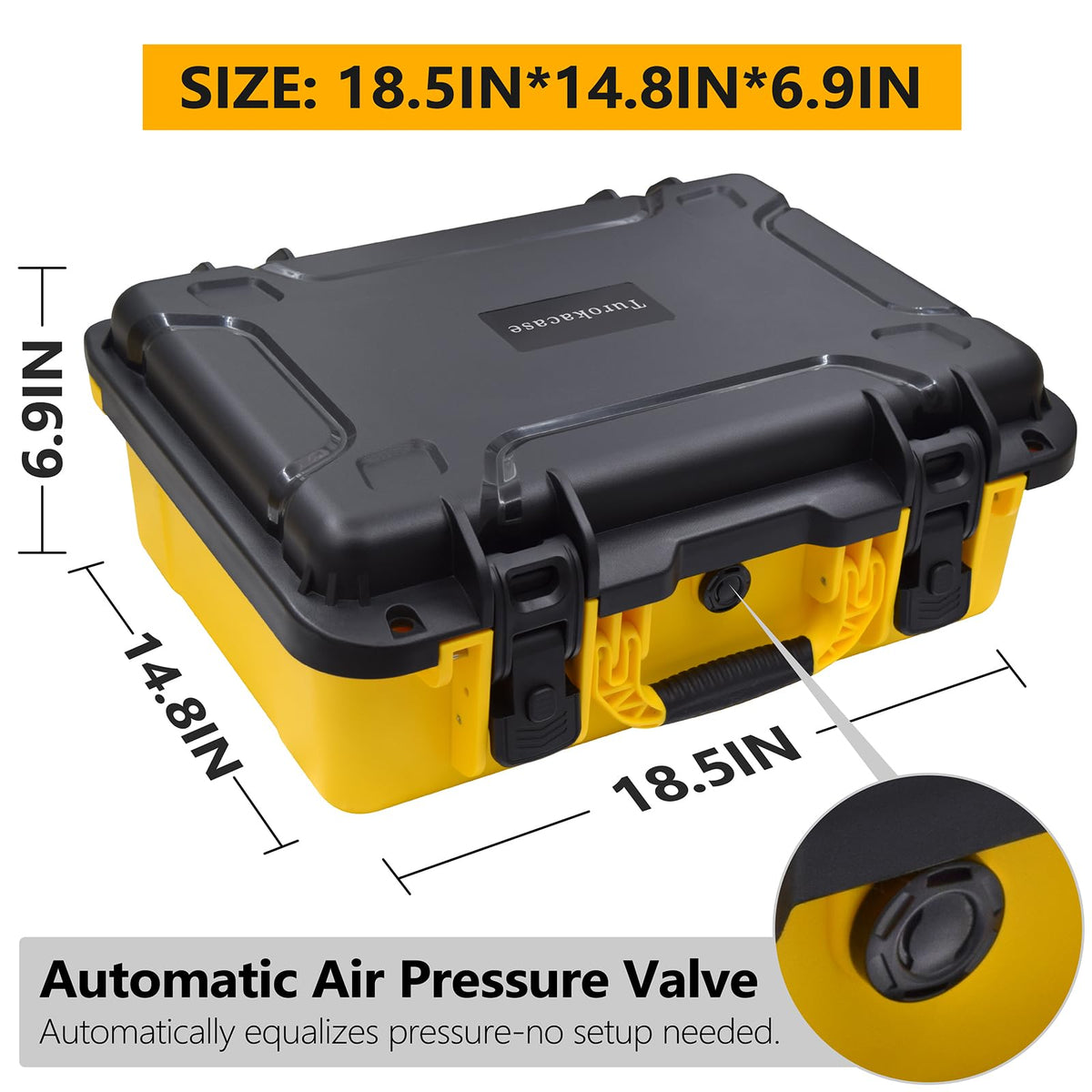 Turokacase rugged polypropylene case designed for long-lasting use.