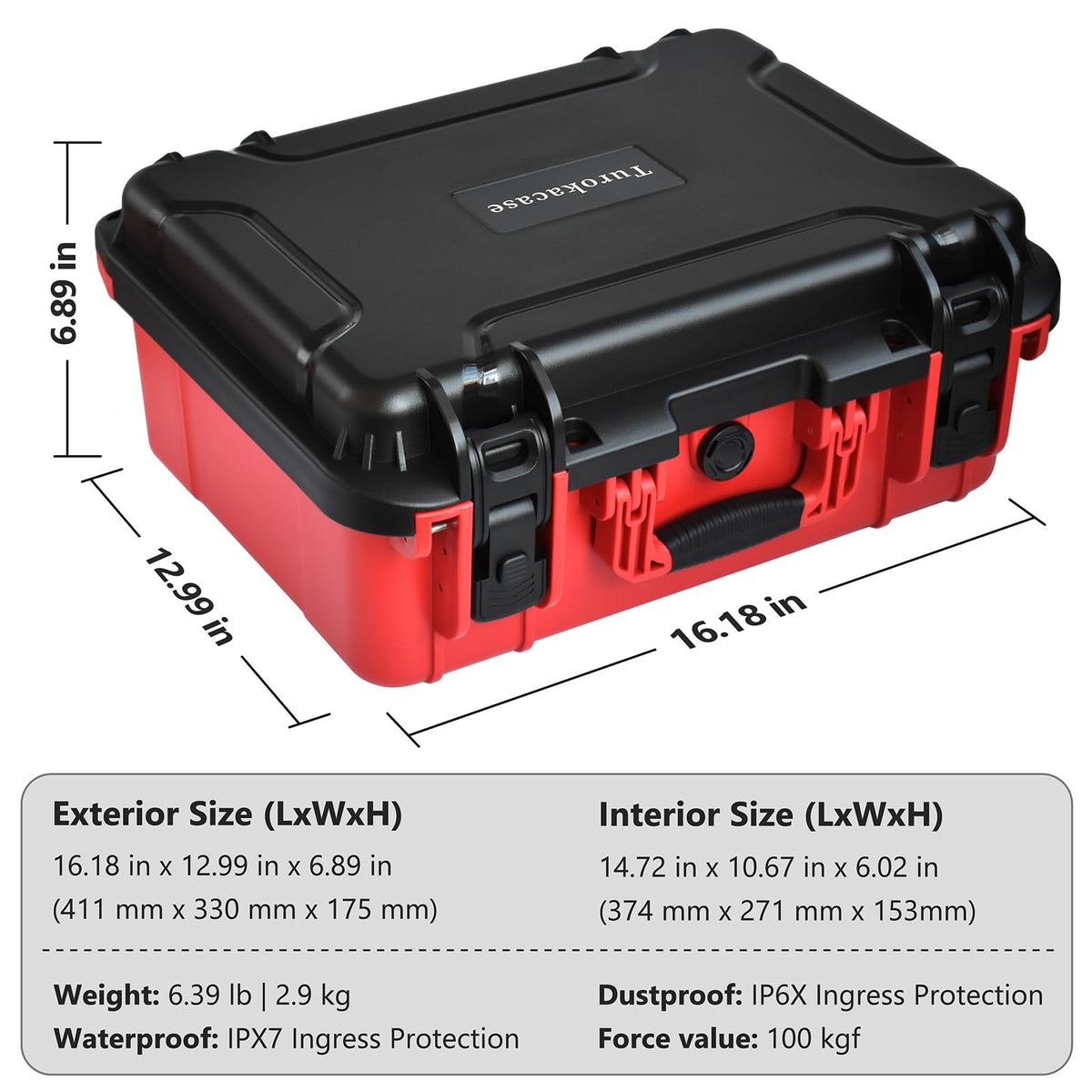 Turokacase Milwaukee battery case with batteries inside demonstrates organized storage.