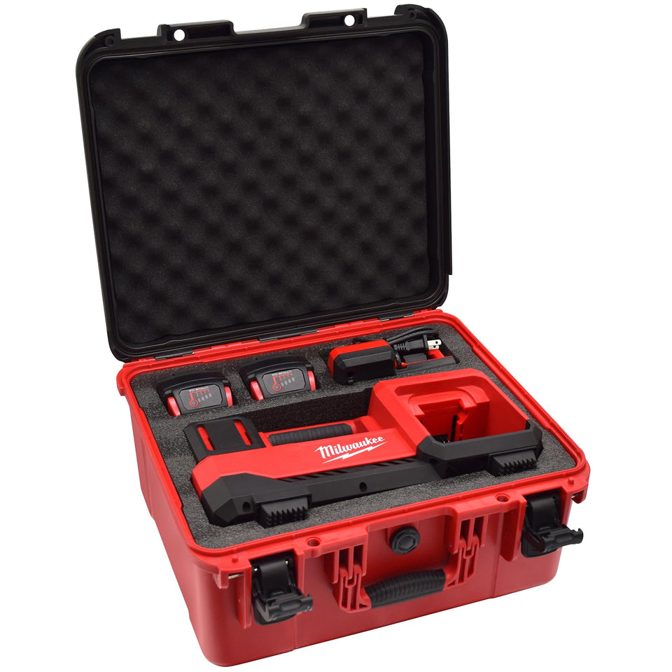 Turokacase waterproof-dustproof-case for Milwaukee M18 inflator keeps gear safe.