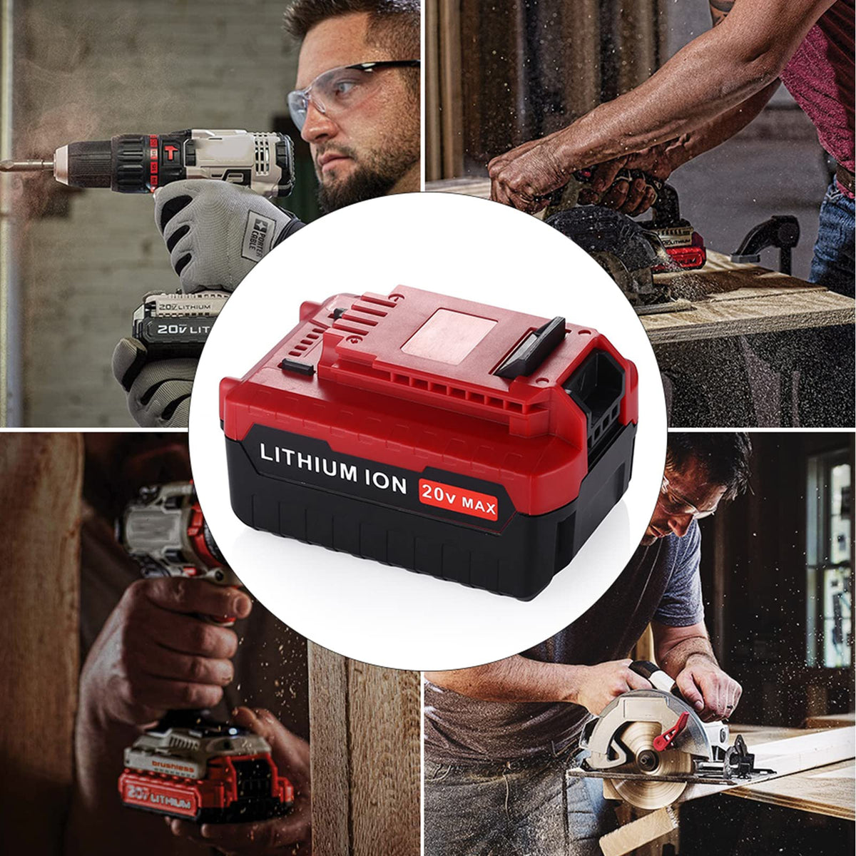 Two-pack TURPOW battery set supports multiple Porter-Cable 20V tools