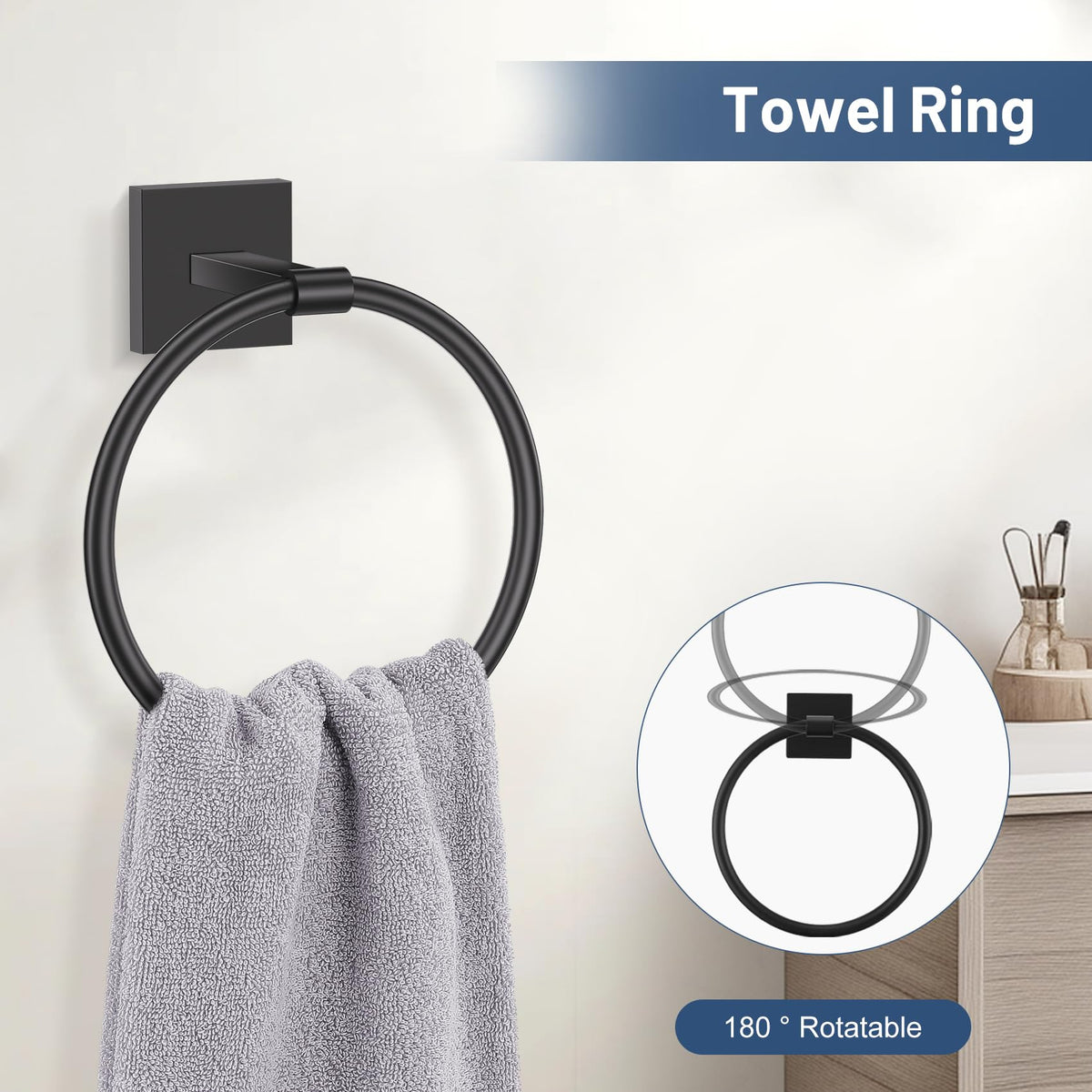 TURS toilet paper holder with shelf adds compact storage.