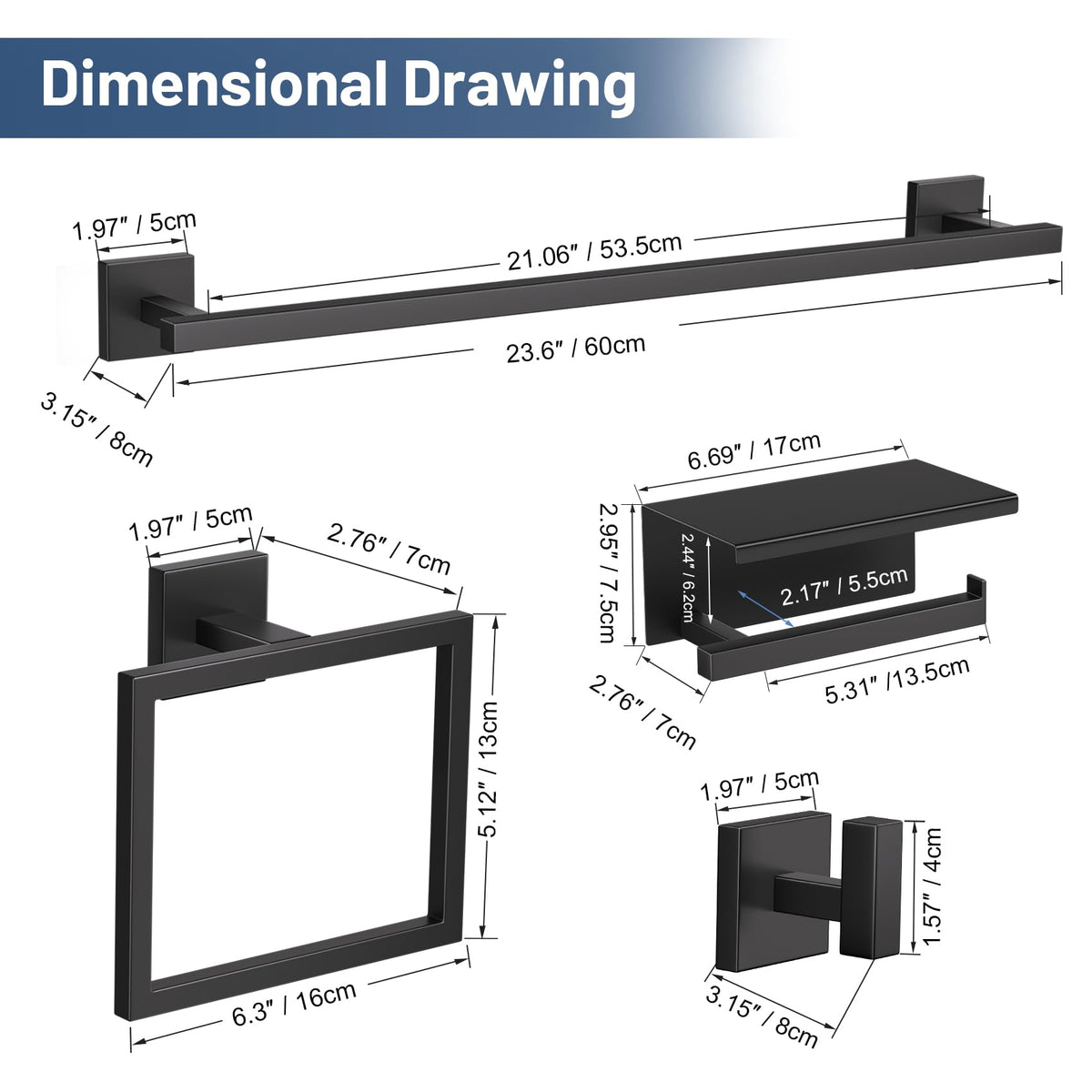 TURS concealed mounting offers a clean, seamless look in any room.