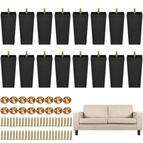 TURSTIN 16-pack furniture legs with 5.7 inch height ready to install