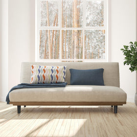 TURSTIN lifts furniture for easier cleaning and storage.