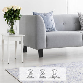 Durable high-density plastic TURSTIN legs support sturdy furniture