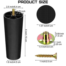 TURSTIN M8 T-nuts included for secure, stable mounting.