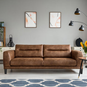Sleek black square tapered TURSTIN feet for modern furniture
