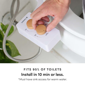 TUSHY Spa tool-free installation takes about ten minutes.