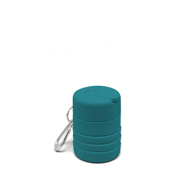 TUSHY Travel Bidet built-in carabiner for easy bag attachment.