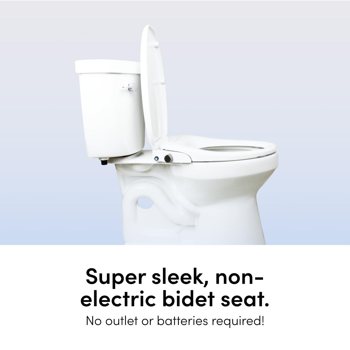 TUSHY Wave compact design fits tight bathrooms without bulk.