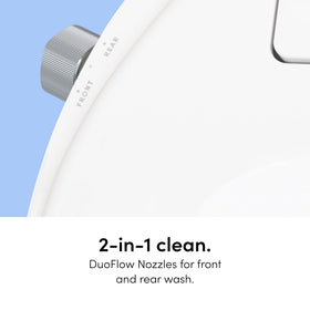 TUSHY Wave 10-minute DIY install fits most toilets without tools.