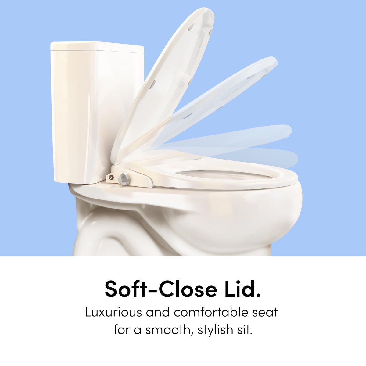TUSHY Wave self-cleaning nozzle keeps hygiene at the core after each use.