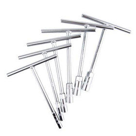 Tusk CR-V steel T-handle wrenches with ergonomic grip for durable torque.