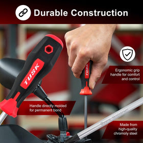In-hand shot demonstrates comfortable grip during screw driving tasks.