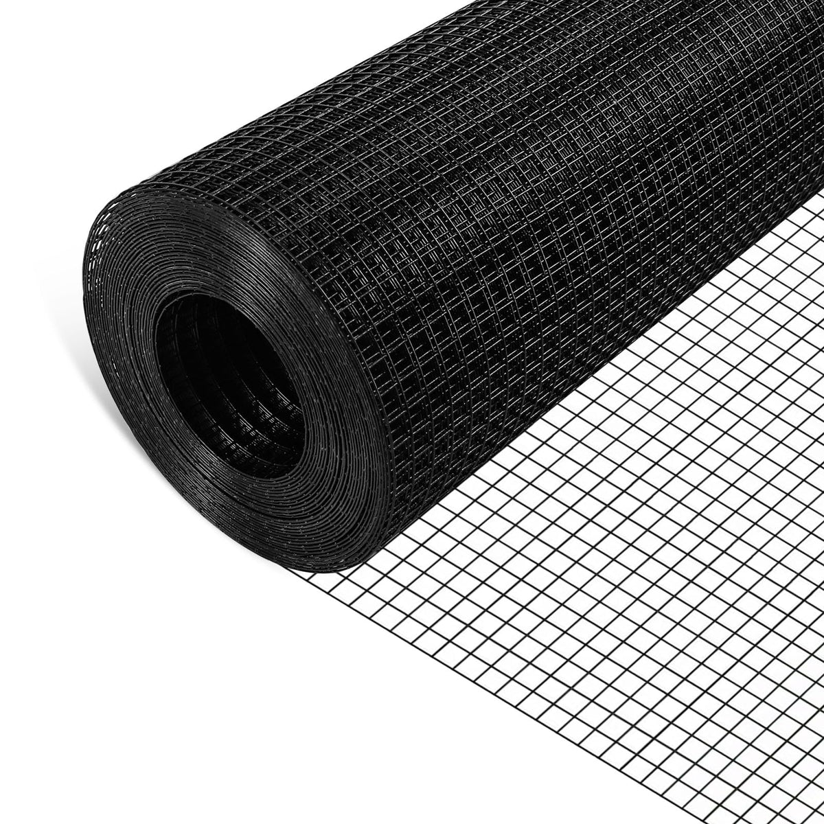 TUSON black hardware cloth roll 48x100 laid out for versatile fencing projects
