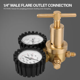 Brass construction on Tutor Auto regulator for durable, long-lasting use.