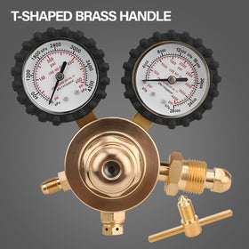 Tutor Auto regulator with debris-filter structure protects the gauge