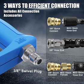 TUTULUCK M22-15mm female connector ensures secure hose connection