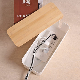 TuweChen wooden lid aids neat cable routing and quick access.