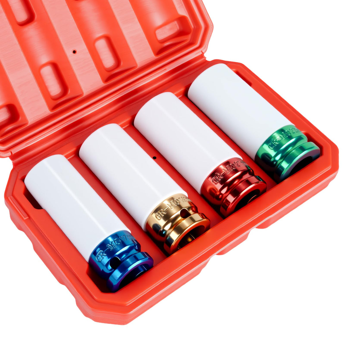 Tuzkozs 17mm half-inch drive wheel protector shields rims during tire changes.