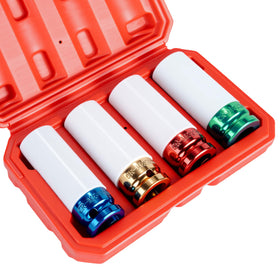 Tuzkozs 17mm half-inch drive wheel protector shields rims during tire changes.