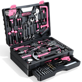 TVERIM 412-piece tool set for versatile home repairs and DIY projects.