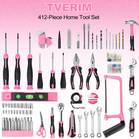 TVERIM double-decker tool box showing organized storage with an independent drawer.