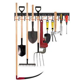 TVKB 34'' all-metal organizer backboard highlights durable iron construction for garage use.