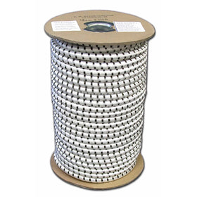 TW Evans SC-308-100 shock cord in white with tracers for secure outdoor gear