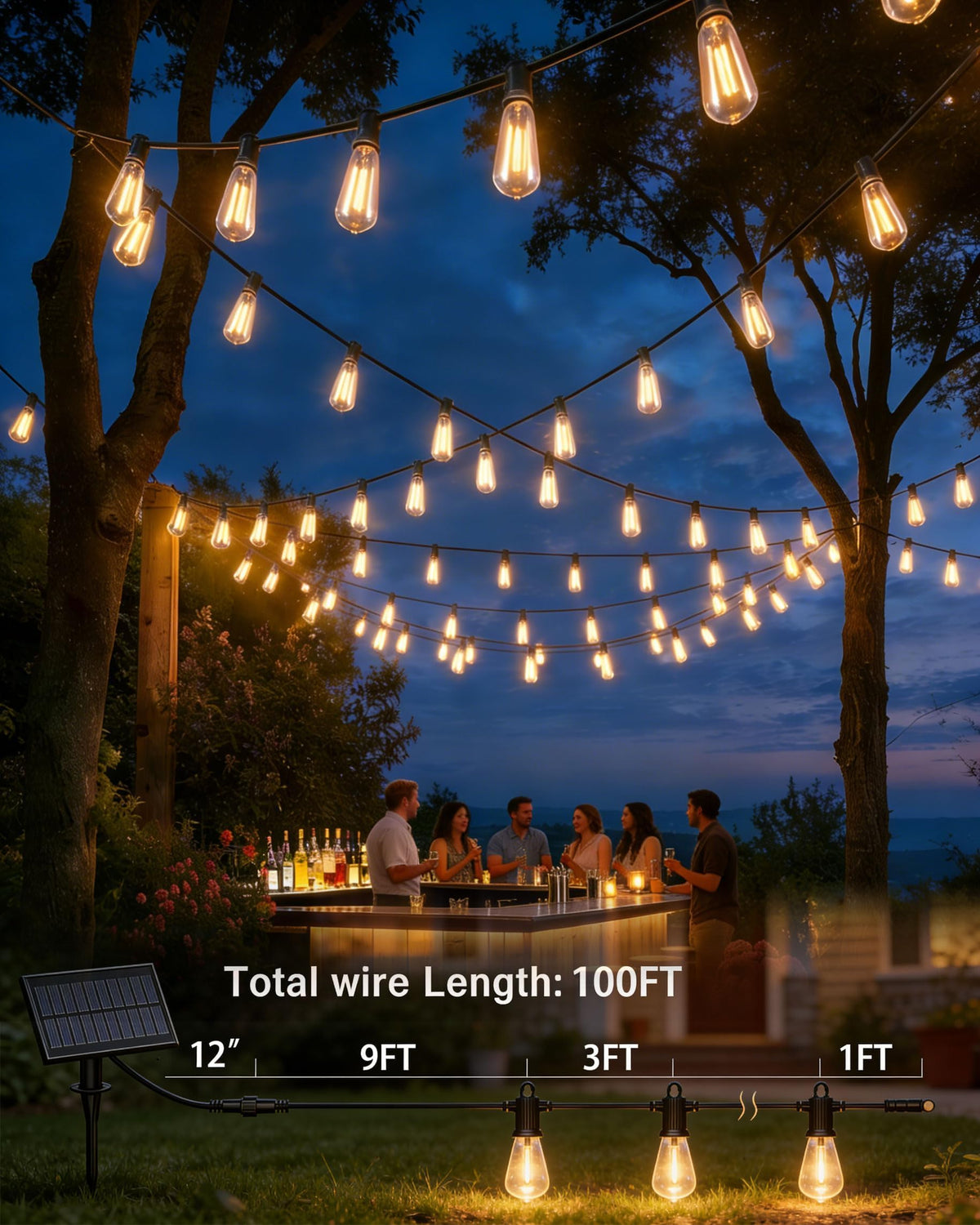 TW SHINE 180 degree rotatable solar panel optimizes sun exposure for charging