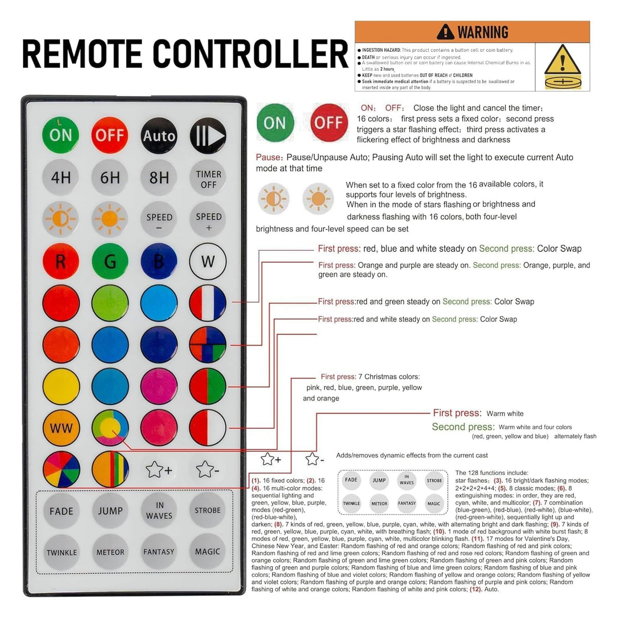 TW SHINE Bluetooth control enables group setups and timers