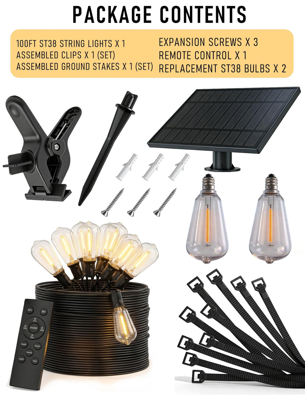 TW SHINE easy installation on fences, walls, or stakes