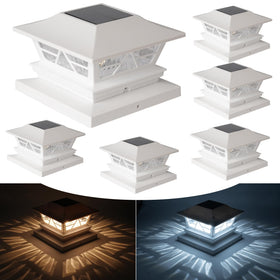 TW SHINE solar post cap 6x6 lighting for pathways