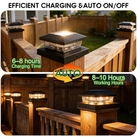 TW SHINE 4x4 post-fit solar cap light demonstrates easy installation.