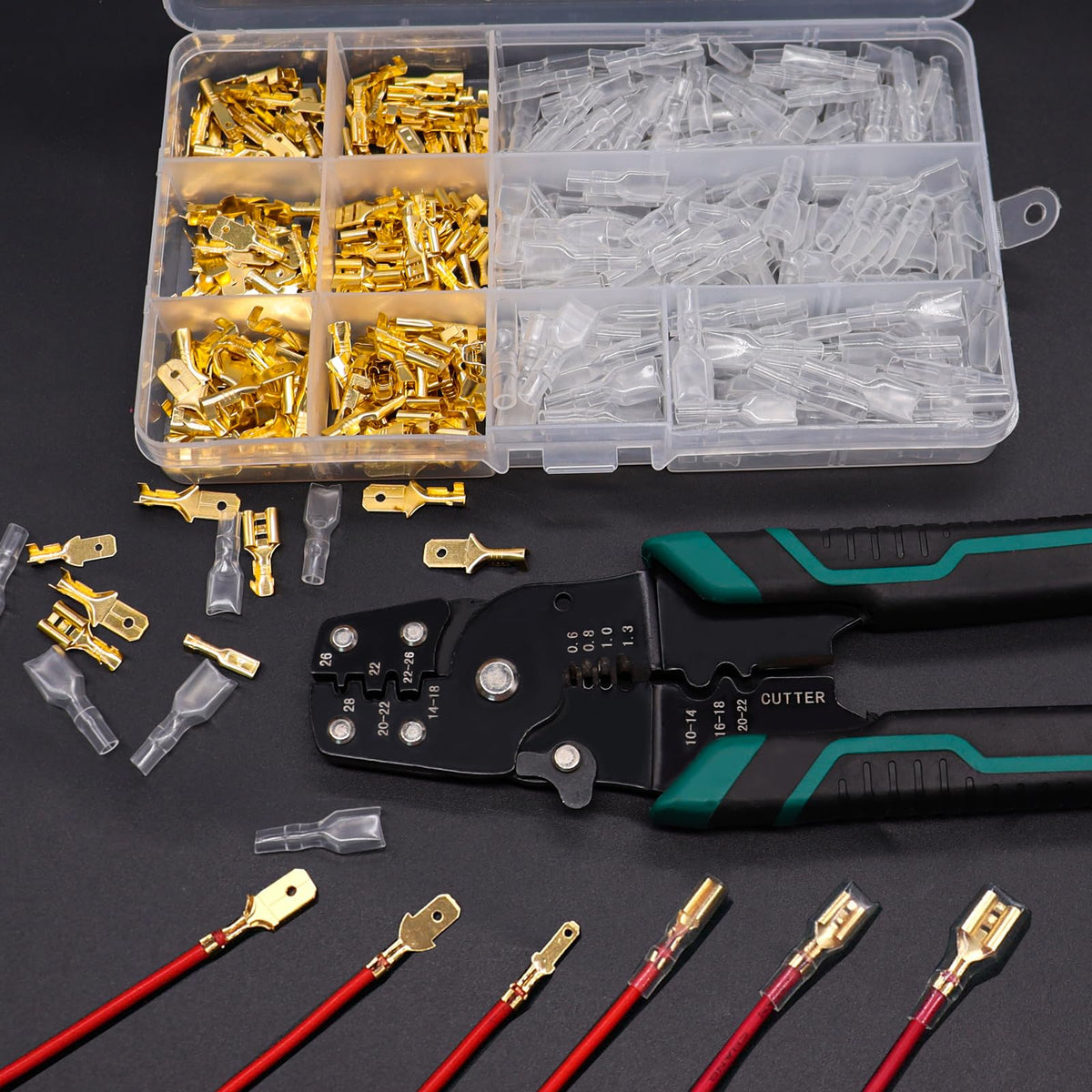 Twidec 6.3mm spade connectors for heavy-duty wiring projects